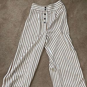Topshop Pin Striped Pants (Size 2)
